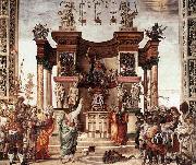 LIPPI, Filippino St Philip Driving the Dragon from the Temple of Hieropolis oil on canvas